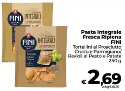 Ipercoop Radenza Pasta Integrale Fresca Ripiena FINI offerta