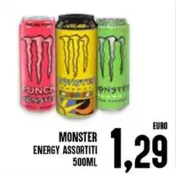 Al Discount Monster Energy Assortiti offerta