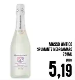 Al Discount Masso Antico spumante negroamaro offerta