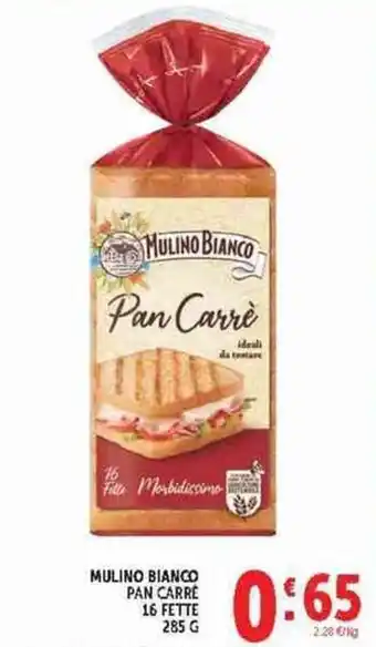 Deco Supermercati Mulino Bianco Pan Carrè offerta