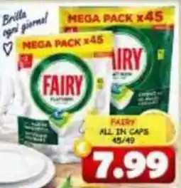 MercADone Fairy all in caps offerta