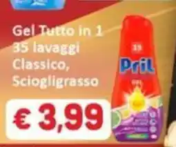 Sidis Pril Gel Tutto in 1 Classico, Sciogligrosso offerta