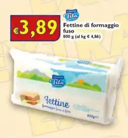 D'Italy Fettine di formaggio fuso Tita offerta