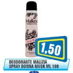 Punto Vigas Deodorante Malizia Spray Donna Musk offerta
