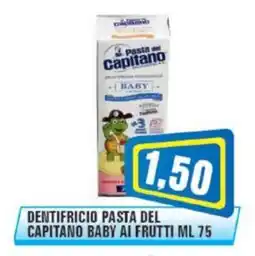 Punto Vigas Dentifricio Pasta del Capitano Baby ai Frutti offerta
