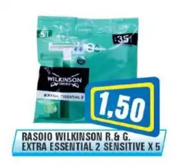 Punto Vigas Rasoio Wilkinson R.& G. Extra Essential 2 Sensitive offerta