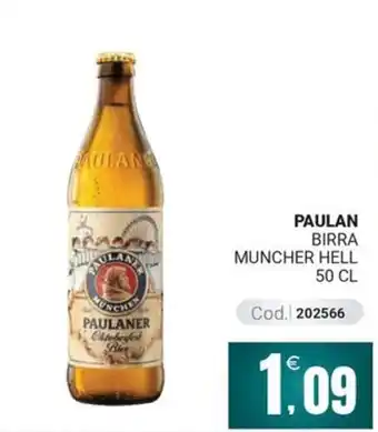 Paulaner birra muncher hell