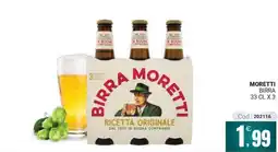 Centro Cash Birra Moretti offerta