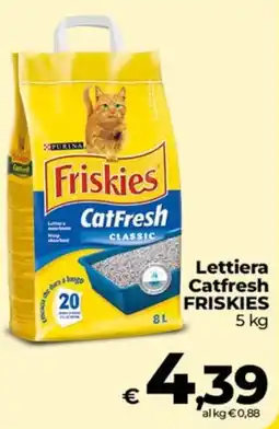 Ipercoop Radenza Lettiera Catfresh Friskies offerta