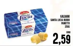 Al Discount Galbani Santa Lucia burro panetto offerta
