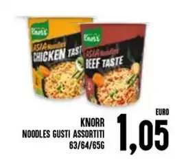 Al Discount Knorr noodles gusti assortiti offerta