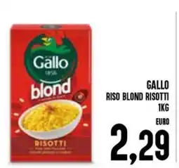 Al Discount Gallo riso blond risotti offerta