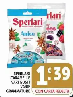 Deco Supermercati Sperlari caramelle vari gusti offerta