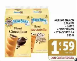 Deco Supermercati Mulino Bianco Flauti Cioccolato offerta