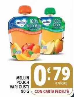 Deco Supermercati Mellin pouch vari gusti offerta