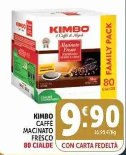 Deco Supermercati Kimbo caffè macinato fresco offerta