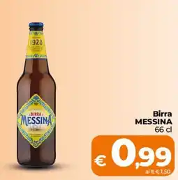 Ipercoop Radenza Birra Messina offerta