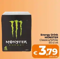 Ipercoop Radenza Energy Drink Monster Classica/White offerta