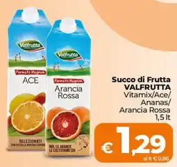 Ipercoop Radenza Succo di Frutta Valfrutta offerta