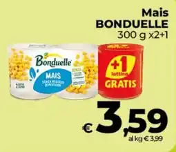 Ipercoop Radenza Mais Bonduelle offerta