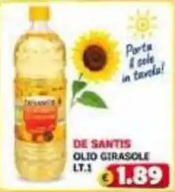 MercADone De Santis olio girasole offerta