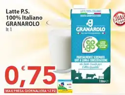 Sidis Latte P.S. 100% Italiano Granarolo offerta