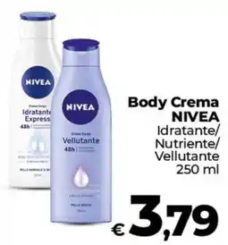Ipercoop Radenza Body Crema NIVEA offerta