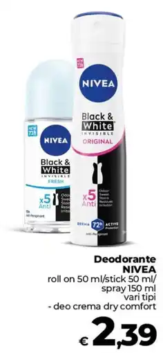 Ipercoop Radenza Deodorante NIVEA offerta