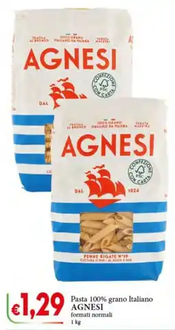 D'Italy Pasta 100% grano Italiano AGNESI offerta