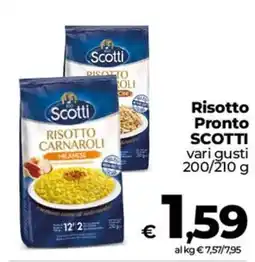 Ipercoop Radenza Risotto Pronto Scotti offerta