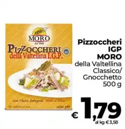 Ipercoop Radenza Pizzoccheri IGP MORO della Valtellina Classico offerta