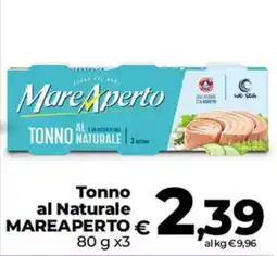 Ipercoop Radenza Tonno al Naturale Mareaperto offerta