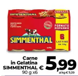 Ipercoop Radenza Carne in Gelatina Simmenthal offerta