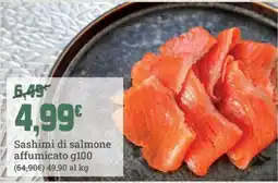 Banco Fresco Sashimi di salmone affumicato offerta
