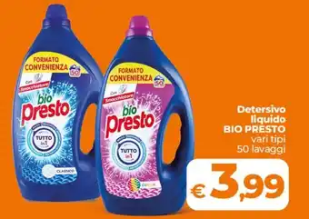 Detersivo liquido BIO PRESTO