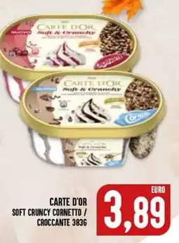 Al Discount Carte d'or soft crunchy cornetto offerta