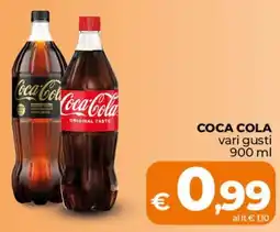 Ipercoop Radenza Coca Cola vari gusti offerta