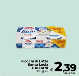 Ipercoop Radenza Fiocchi di Latte Santa Lucia offerta