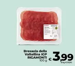 Ipercoop Radenza Bresaola della Valtellina IGP Rigamonti offerta