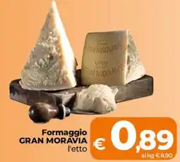 Ipercoop Radenza Formaggio Gran Moravia offerta