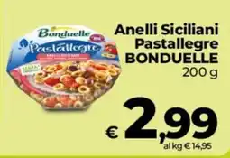 Ipercoop Radenza Anelli Siciliani Pastallegre Bonduelle offerta