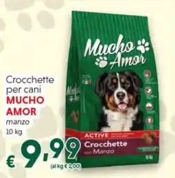 DiMeglio Crocchette per cani MUCHO AMOR manzo offerta