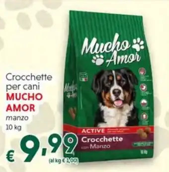 Crocchette per cani MUCHO AMOR manzo
