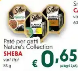 DiMeglio Paté per gatti Nature's Collection SHEBA offerta