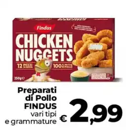 Ipercoop Radenza Chicken Nuggets Findus offerta