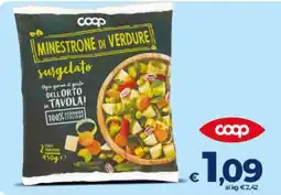 Ipercoop Radenza Minestrone di verdure Coop offerta