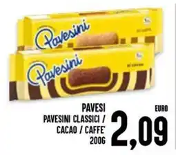 Al Discount Pavesini classici cacao caffe offerta