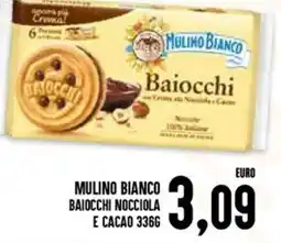Al Discount Mulino Bianco Baiocchi Nocciola e Cacao offerta