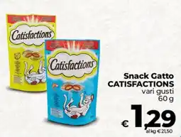 Ipercoop Radenza Snack Gatto CATISFACTIONS offerta