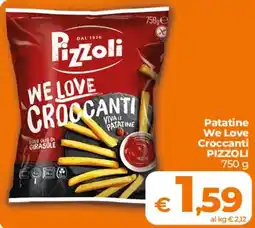 Ipercoop Radenza Patatine We Love Croccanti Pizzoli offerta